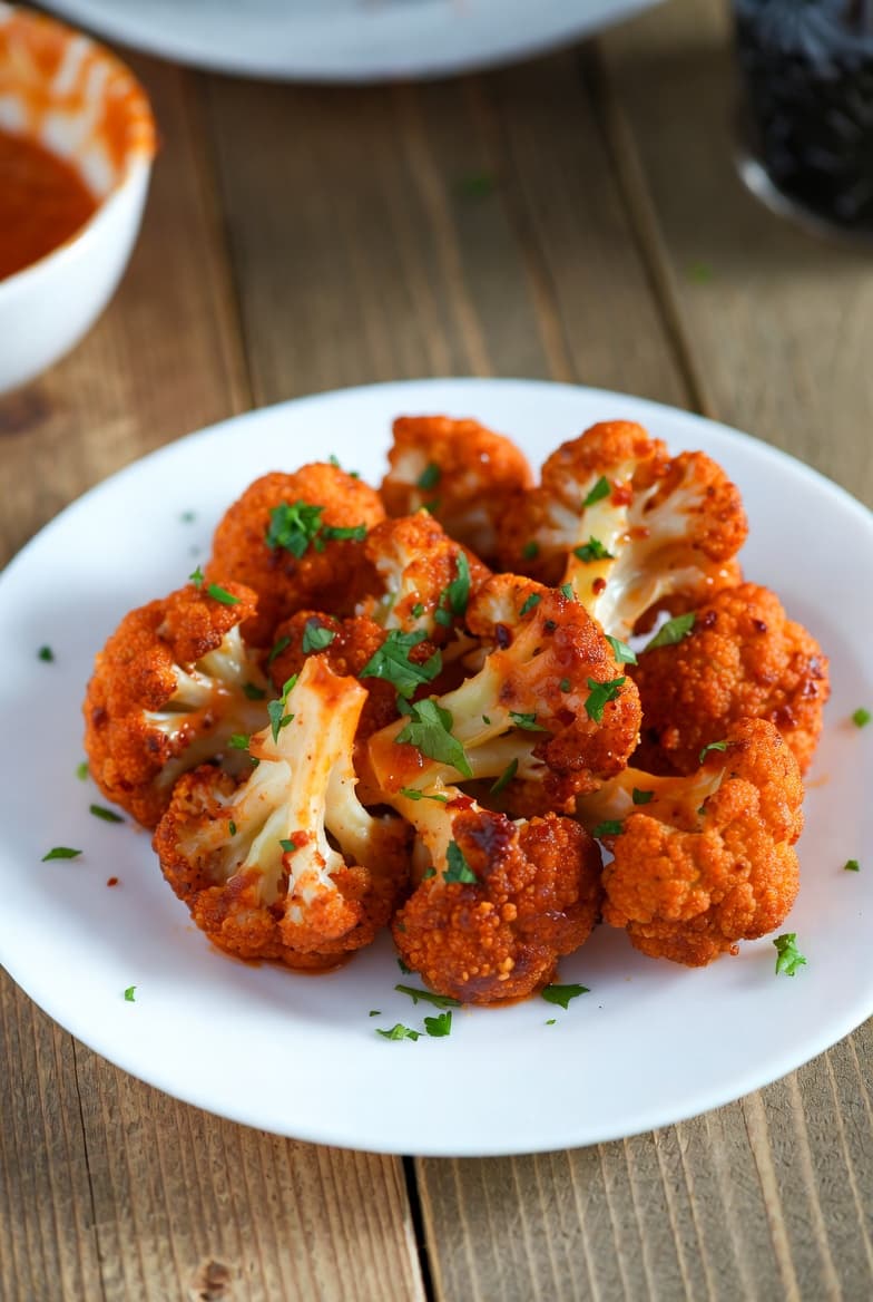 Image for 5-Minute Air Fryer Buffalo Cauliflower Bites That’ll Save Your Sanity (and Snack Time!) - Food Recipe